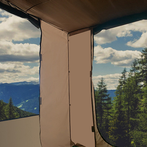 Auvent de véhicule 6,5' x 8,2' en tissu Oxford 420D Rip-Stop, cabine de change latérale, tente latérale pour SUV, installation facile - Product Image 3