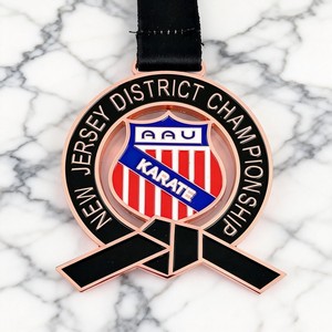 Medallas Deportivas <span class=keywords><strong>de</strong></span> Metal <span class=keywords><strong>Personalizadas</strong></span> con Logotipo, en <span class=keywords><strong>Oro</strong></span>, Plata y Bronce, para Ciclismo, Patinaje Artístico y Go Kart - Product Image 2