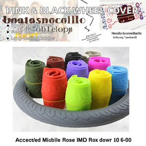 واقي مطاطي وردي وأسود عالي الجودة 3-تكلم تصميم رياضي إكسسوارات سيارة غطاء غطاء منخفض موك - Product Image 2