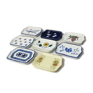 Plato de Cerámica en Miniatura, Plato de Cocina en Miniatura, Estilo TikTok, Juguete de Simulación, Juego de Cocina Realista - Product Image 3