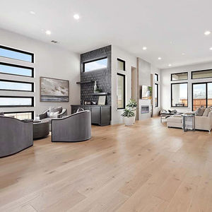 T & G imperméable d'intérieur de 20MM avec le <span class=keywords><strong>plancher</strong></span> en <span class=keywords><strong>bois</strong></span> machiné par chêne non fini de micro-biseau avec l'arrière-cannelure - Product Image 1