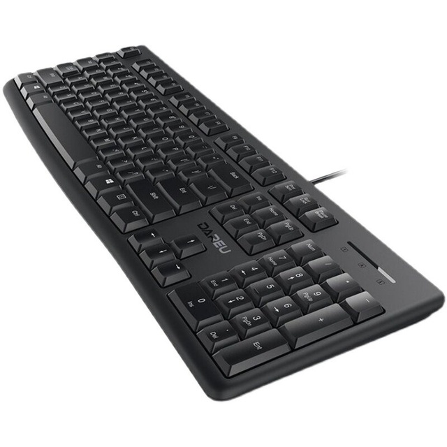 LK185T DAREU USB Wired Keyboard and Mouse Set for Office and Gaming Programmable Ergonomic Design for Laptop Typing in Stock