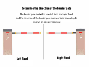 Đặc biệt tìm kiếm yếu tố an toàn cao và tiếng ồn thấp 0.6S bãi đậu xe rào cản cổng với sợi carbon Vòng bùng nổ - Product Image 5
