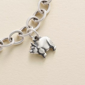 Encantadores Dijes de Cerdo DIY de Plata de Ley 925, Colgantes de Granja <span class=keywords><strong>para</strong></span> Niños y Amantes de Mascotas, Dijes Personalizados - Product Image 4
