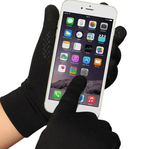 Gants de course à pied et de cyclisme personnalisés OEM, antidérapants, en gel de silicone, doublure polaire thermique pour l'hiver - Product Image 2