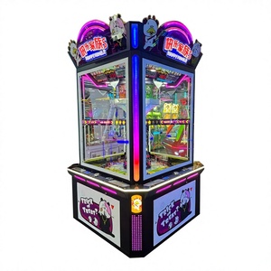 Máquina de Juego Arcade Happy Family, Pachinko Operado con Monedas, con Luces Intermitentes para Parque de Diversiones, Múltiples Jugadores - Product Image 1