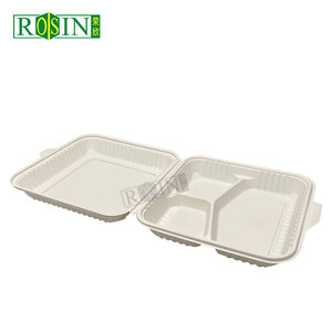 Vente en gros Respectueux de l'environnement passe au micro-ondes amidon de maïs PP <span class=keywords><strong>jetable</strong></span> 3 compartiments récipient de <span class=keywords><strong>repas</strong></span> préparation des aliments/plateaux de restauration - Product Image 1