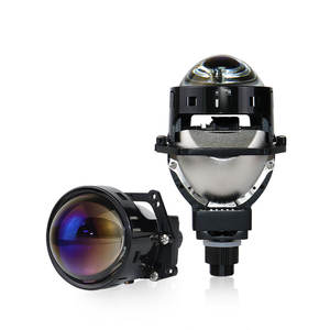 Faro Delantero con Lente de Proyector Bi-LED K115 de 55W, H4 H7 9005 9006, Luz Alta/Baja, 12V, 6000K, 10000 Lúmenes, Ajuste Universal para Automóvil - Product Image 1