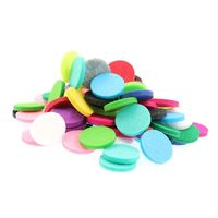 Tampons en feutre pour diffuseur de parfum à clipser sur grille d'aération de voiture, 1-20 mm, pour aromathérapie, collier, médaillon, moulage personnalisé