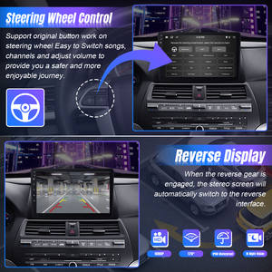 Chất Lượng Tốt 2 + 32G Android Đơn Vị Đứng Đầu Carplay Xe Đài Phát Thanh Với FM <span class=keywords><strong>Transmitter</strong></span> Hệ Thống Âm Thanh Cho Honda Accord 8th 2008-2013 - Product Image 6