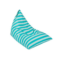 Chaise de pouf d'extérieur à usage de bar, banc et canapé latéraux de piscine en triangle pour les zones de piscine-Remplisseur de pouf durable et élégant
