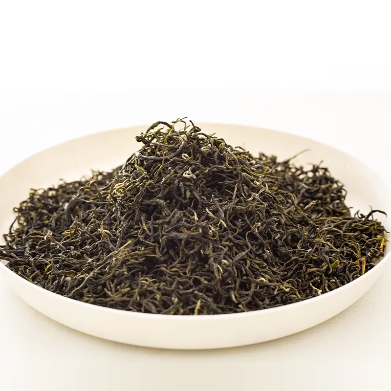 شكل الشاي الأخضر من أوراق الشاي العضوي الصيني الشاي الأخضر الشاي الأخضر العضوي الصيني المزين بالشاي الأخضر
