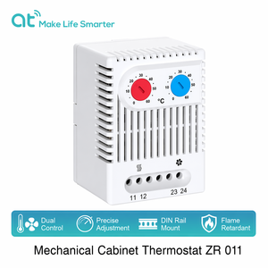 Termostato Dual <span class=keywords><strong>Mibo</strong></span> ZR 011, Controlador de Temperatura Mecánico de 0-60°C para Control de Calefacción y Refrigeración de Gabinetes - Product Image 1