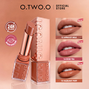 O.TWO.O Luxury Satin Finish Lipstick Exclusive Distributor Moisturizing <strong>Cosmetics</strong> Brand Wholesale Supplier - Product Image 3
