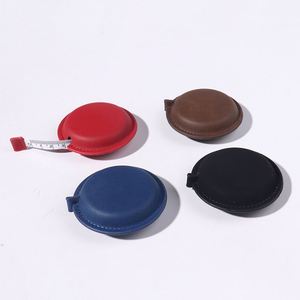 Ruban à mesurer MINI en cuir PU gravé au laser, cadeau promotionnel d'usine, vente chaude - Product Image 3