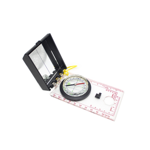 Mini placa Base acrílica portátil, brújula, práctica regla de mapa de mano, espejo, guía de navegación deportiva, puntero de compañero de caminata perfecto - Product Image 1