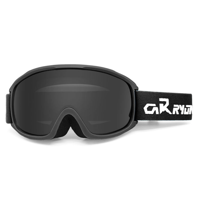 Lunettes de ski avec cadre noir