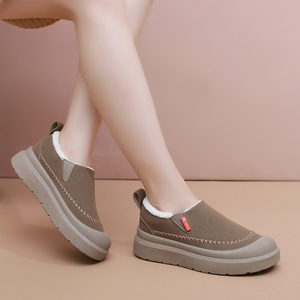 Nuevos <span class=keywords><strong>Zapatos</strong></span> <span class=keywords><strong>Birkenstock</strong></span> 2025 para Mujer de Invierno con Forro Polar Cómodos de Suela Gruesa Antideslizantes Cálidos sin Cordones - Product Image 4