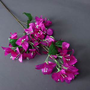 Fleurs de soie <span class=keywords><strong>Bougainvillier</strong></span> pour mariage Noël Halloween Retour École Nouvel An chinois Décor Triangle Prunier Fleur <span class=keywords><strong>Bougainvillier</strong></span> - Product Image 2