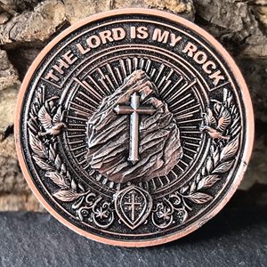 Moneda de Desafío Cristiana Personalizada, Inspiradora, de Aleación de Zinc, con Versículos de los Salmos, para EE. UU. y Medio <span class=keywords><strong>Oriente</strong></span> - Product Image 1