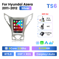 Système de navigation de voiture NaviFly Android System pour Hyundai Azera 2011-2012 avec jeu de voiture android auto