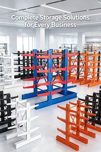 Yellow and Blue Heavy Duty Cantilever Tube Rack Warehouse Pipe <b>Racking</b> <b>System</b> the Cantilever Shelf - Product Image 3