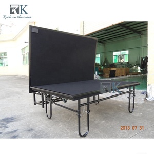 Plataforma de Escenario Plegable de Acero de 6 pies x 8 pies con Ruedas para Venta al por Mayor - Product Image 5