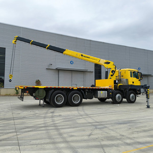 Grue à flèche télescopique Baowo SqS400G-4, 16 tonnes, équipement de levage lourd pour travaux d'ingénierie - Product Image 1
