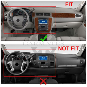 Beige avec haut-parleur et ampli pour Chevrolet GMC <span class=keywords><strong>Avalanche</strong></span> Tahoe Yukon Suburban Dash Cover Skin Cap Titanium 2007-2014 tableau de bord - Product Image 5