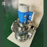 Alat Ukur Aliran Oval Gear Digital DN80 dengan Sambungan Flens ANSI 150 RF, Baja Tahan Karat, Dukungan OEM