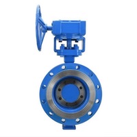 Vanne papillon à bride en acier inoxydable 304 D343H à joint rigide manuel résistant aux hautes températures pour eau, huile et gaz
