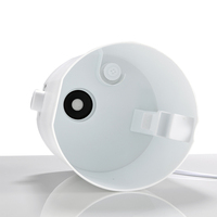 Humidificateur d'air électrique portable blanc à brume fraîche ultrasonique pour hôtels et foyers, en plastique