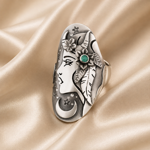 Anillo Vintage de Diosa Estrellada Estilo Pastora para Mujer, Joyería Creativa y de Moda - Product Image 5