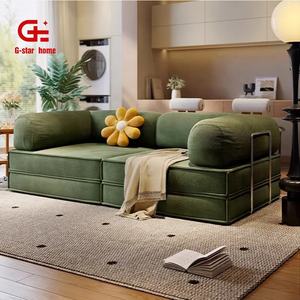 غرفة المعيشة طقم سرير قابل للتحويل مع تصميم عصري وتعبئة مضغوطة للشقق - Product Image 6