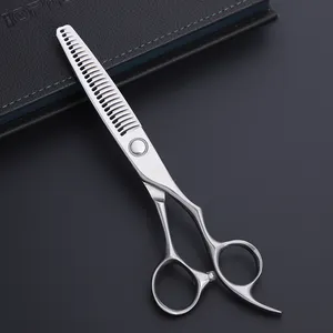 Professional best quality high quality hair thinning scissors offset handle hair scissors shears for beauty MC309