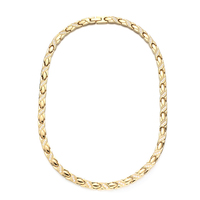 Bijoux personnalisés Collier réglable en acier inoxydable Collier magnétique Collier à chaîne d'ions négatifs pour le sport