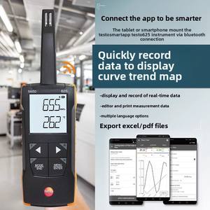 مقياس الرطوبة ودرجة الحرارة الصناعية عالي الدقة من Testo من النوع ، مقياس دقيق مع دعم مخصص ODM - Product Image 3
