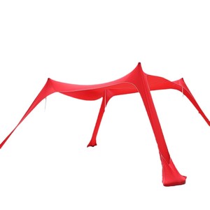 Một lớp <span class=keywords><strong>Lycra</strong></span> bãi biển không thấm nước Tán lều bốn mặt căng Oxford vải cho cắm trại ngoài trời câu cá mặt trời bảo vệ bánh - Product Image 5