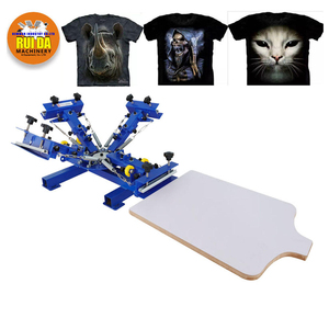 Machine d'impression sérigraphique Ruida OEM/ODM à 1 couleur avec machine à imprimer des <span class=keywords><strong>t</strong></span>-shirts - Product Image 4
