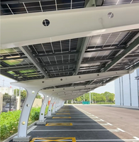 Système de production d'énergie solaire domestique, carport solaire résidentiel, équipement d'énergie propre avec option de stockage d'énergie