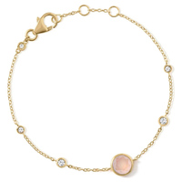 Bracelet fantaisie en laiton plaqué or de haute qualité Gemnel, prix de gros, pour femmes
