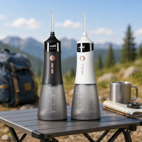 Hydropulseur électrique à grand débit et nettoyage rapide en 0,6s, réservoir de 200 ml, pompe améliorée, USB-C