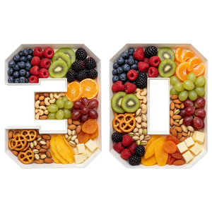 White Plastic Letter Box Block Alphabet Storage <b>Bin</b> Display Tray for Nursery <b>Bedroom</b> Party Decor - Product Image 1