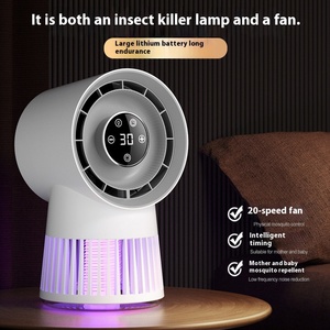 Lampe anti-moustiques sans lame rechargeable portable avec logo personnalisé, ventilateur de refroidissement d'air pour usage domestique - Product Image 4