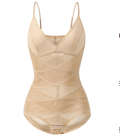 Adjustable-Strap Tummy-Control Thong (180): back view showing seat coverage and shaping construction