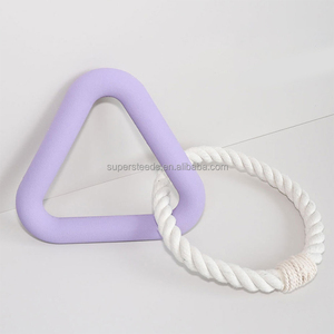 Çevik NIMBLET2 doğal kauçuk üçgen römorkör büküm cıvata Bite köpek oyuncak seti kullanılan römorkör savaş çok köpek oyun - Product Image 5