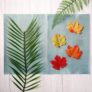 Sun Print Papier <span class=keywords><strong>Cyanotype</strong></span> Papier Solar Zeichen papier Empfindlichkeit Natur druck für Kinder Erwachsene Kunst handwerk DIY - Product Image 4