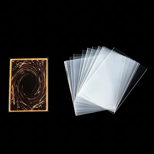 <span class=keywords><strong>Fundas</strong></span> Protectoras Transparentes para Tarjetas Coleccionables, 66*91mm, 100 Unidades, <span class=keywords><strong>Fundas</strong></span> Suaves para Tarjetas de Juego TCG y Deportivas, Ultra Protectoras para Tarjetas Pokémon - Product Image 4