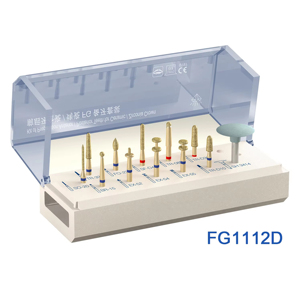 Bộ dụng cụ đánh bóng răng sứ toàn sứ kết hợp kim loại Daobang chính hãng FG1112D - Product Image 6