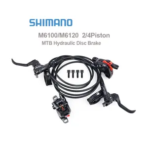 SHIMANO DEORE BL/BR M6100 SMN 2 piston M6120 4 piston Brake MTB Mountain Bikes Hydraulic Disc Brake MTB BR BL-M6100 DEORE Brake